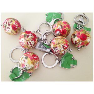 Vera Bradley Have a Ball Keychain Make Me Blush